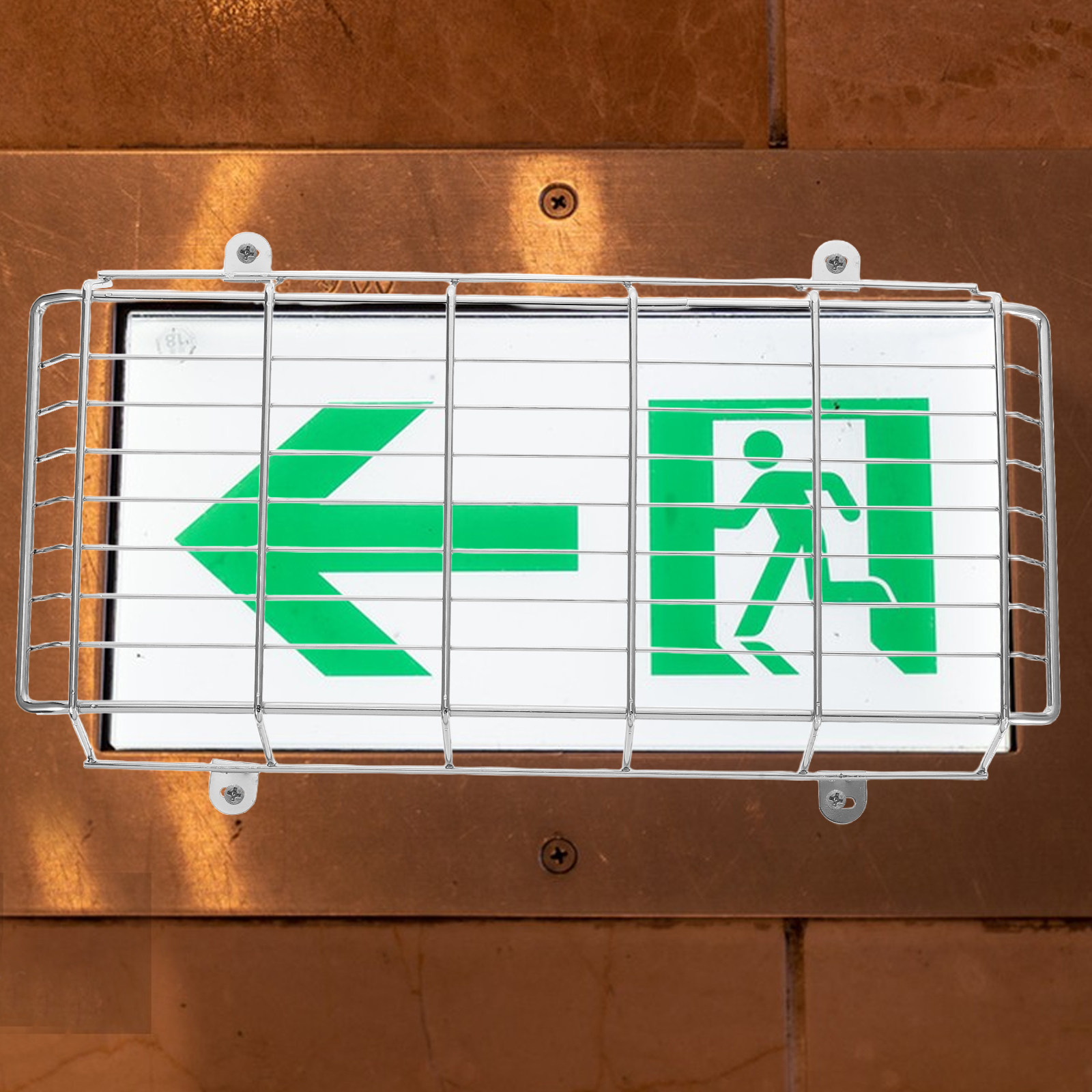 1Set Metal Safety Wire Guard f - Emergency Exit Sign 评论和价格