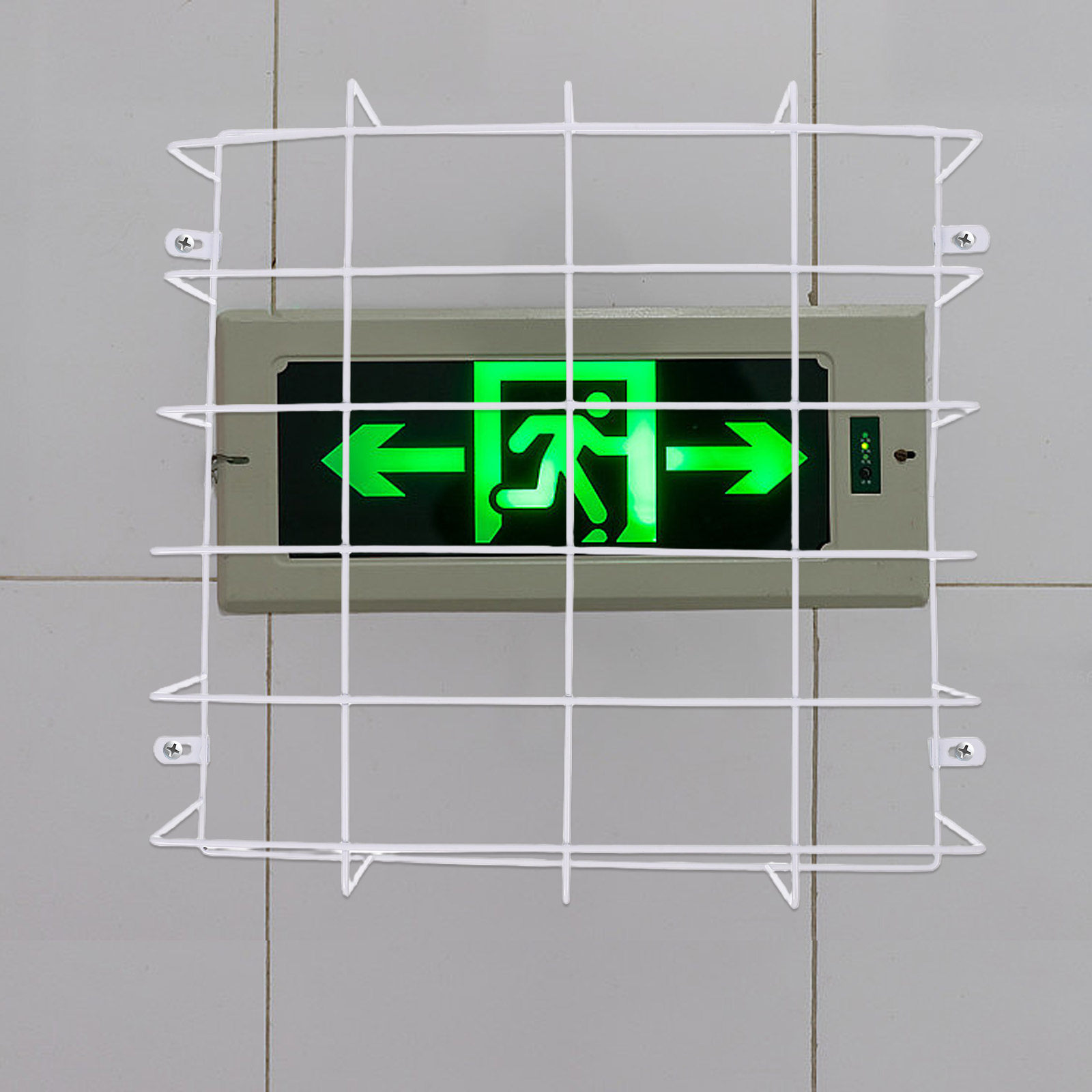 Wall Mounted Steel Wire Mesh C - Emergency Exit Sign 评论和价格