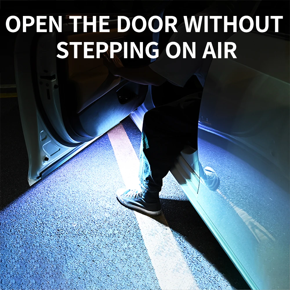 1/2PCS Car Door Lights LED Wel - Emergency Exit Sign 评论和价格