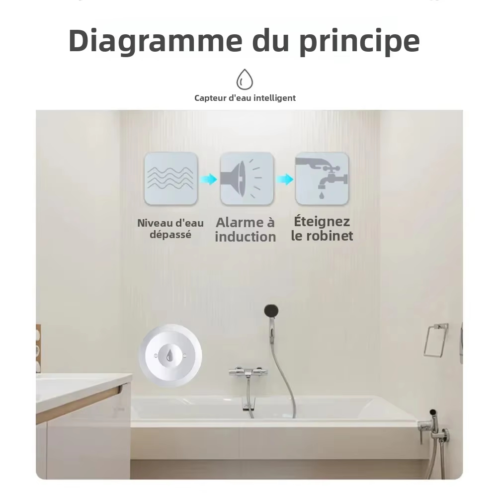 Work with tuya smart life app  - Water Alarm Sensor 评论和价格