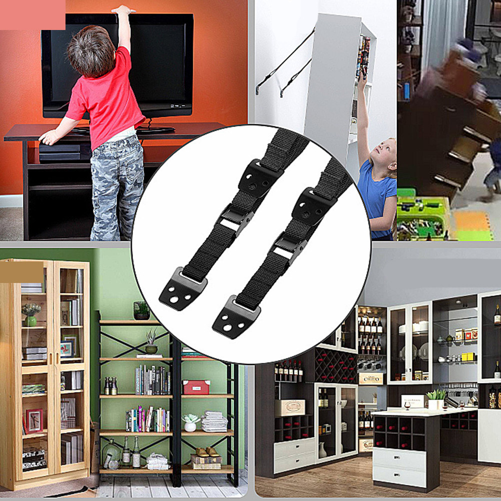 Heavy Duty Adjustable TV Safet - Earthquake Anchor Strap 评论和价格